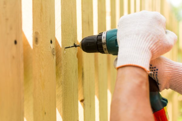 Wooden Fence Installation